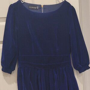 Blue FEIINVAN Dress